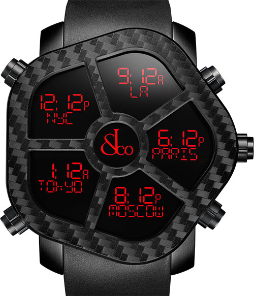 Review Jacob & Co GHOST CARBON 300.100.11.NS.MC.4NS watch for sale - Click Image to Close